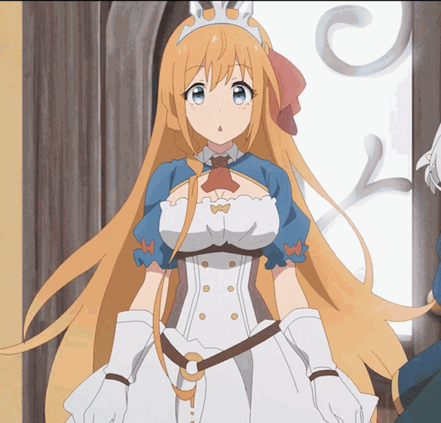a .gif of pecorine from the princess connect anime. she gives a thumbs up, then winks and sticks her tongue out.
